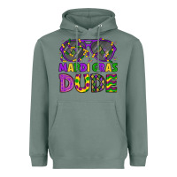 Sage mardi gras celebration design Heavyweight Hoodie - LillyAllenDesigns