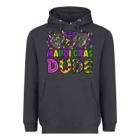Smoke mardi gras celebration design Heavyweight Hoodie - LillyAllenDesigns