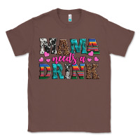 Chestnut western mama needs a drink Classic Tee - Artiststas