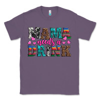 Lavender western mama needs a drink Classic Tee - Artiststas