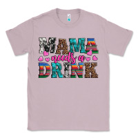 Lilac western mama needs a drink Classic Tee - Artiststas