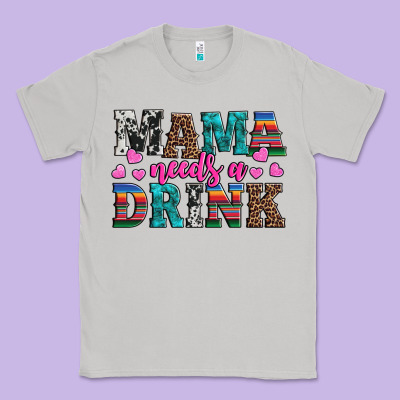 Western Mama Needs A Drink Classic Tee Designed By Artiststas