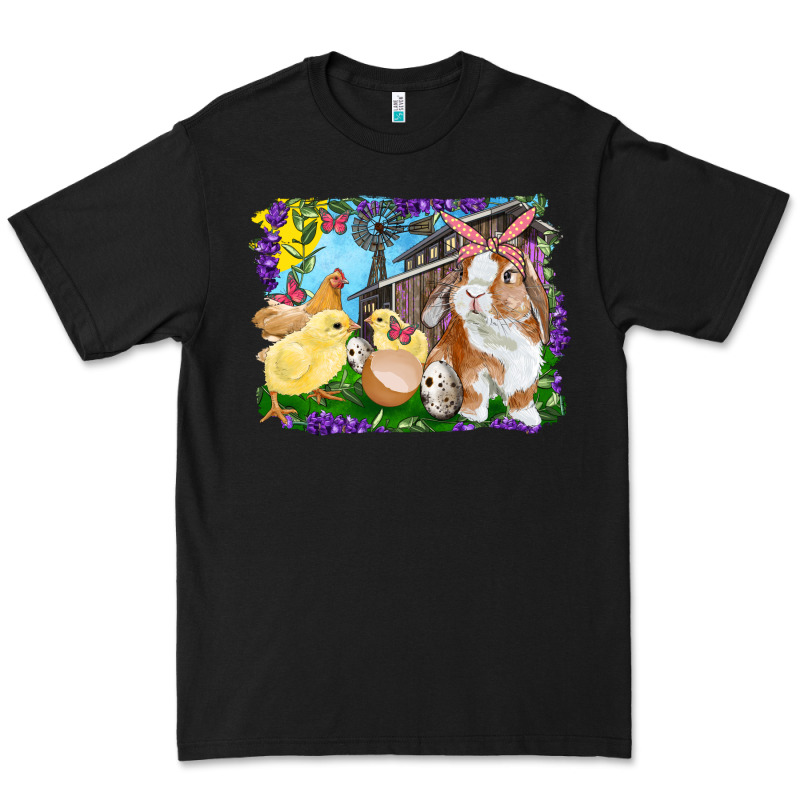 Easter Farm Chicks And Bunny Premium Tee by RanaPortraitStore | Teevron