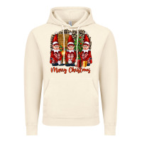 Vintage Artic Merry christmas elfs Vintage Hoodie - FaDigitalArtStudio