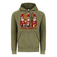 Vintage Olive Merry christmas elfs Vintage Hoodie - FaDigitalArtStudio