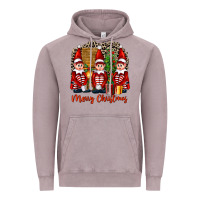 Vintage Zinc Merry christmas elfs Vintage Hoodie - FaDigitalArtStudio