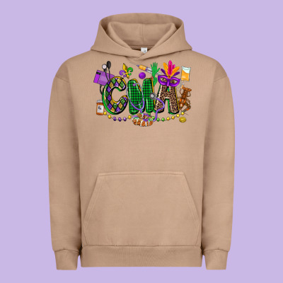 Cma Mardi Gras Cowgirl Urban Hoodie Designed By Cowgirlartshop