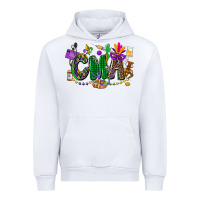 White cma mardi gras cowgirl Urban Hoodie - CowGirlArtShop