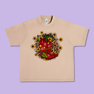 Boots Wood Slice Ornament Urban Heavy Tee Designed By Jahusdesignshop