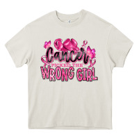 Cancer Picked The Wrong Girl Heavy Core Tee | Teevron