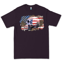 Plum american skull Premium Tee - Zillion Design Studio