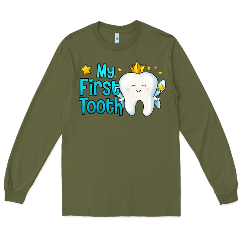 My First Tooth Tooth Fairy Long Sleeve Tee by Jasminsmagicworld | Teevron