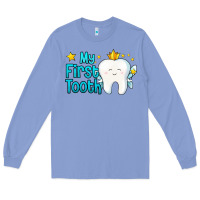 Colony Blue my first tooth tooth fairy Long Sleeve Tee - Jasminsmagicworld