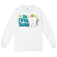 White my first tooth tooth fairy Long Sleeve Tee - Jasminsmagicworld
