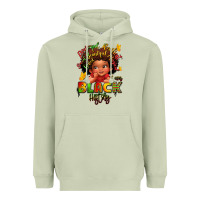 Matcha empowering black heritage Heavyweight Hoodie - LillyAllenDesigns