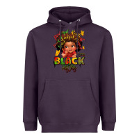 Plum empowering black heritage Heavyweight Hoodie - LillyAllenDesigns