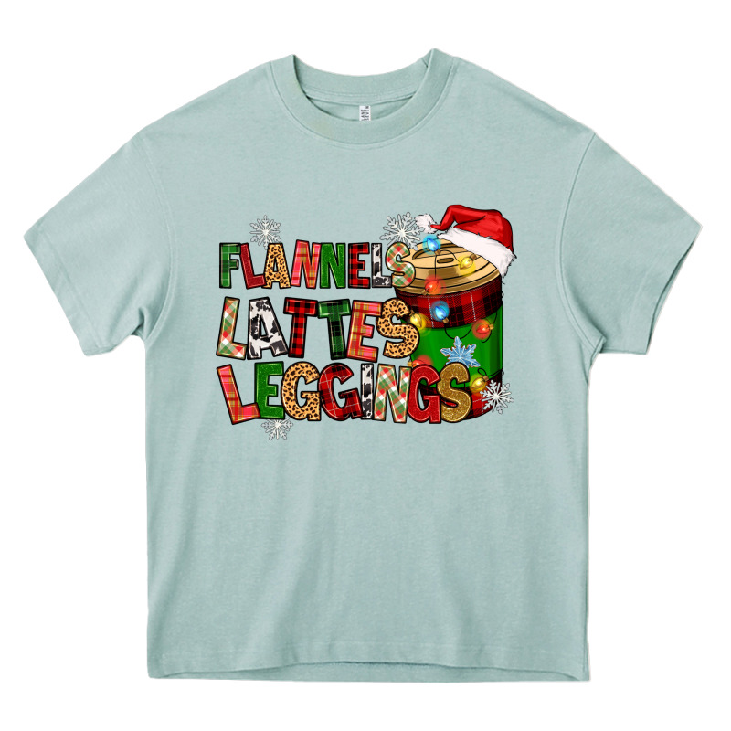 Flannels Lattes Heavy Core Tee by Zillion Design Studio | Teevron