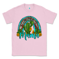 Bubblegum Pink western cactus and sunflower mama rainbow Classic Tee - Artiststas