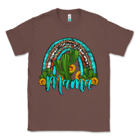 Chestnut western cactus and sunflower mama rainbow Classic Tee - Artiststas