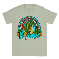 Matcha western cactus and sunflower mama rainbow Classic Tee - Artiststas