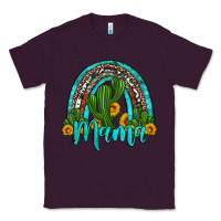 Plum western cactus and sunflower mama rainbow Classic Tee - Artiststas