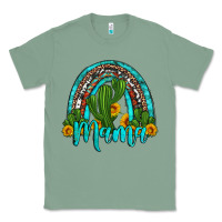 Sage western cactus and sunflower mama rainbow Classic Tee - Artiststas