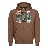 Chestnut in my medical assistant era Zipper Hoodie - MaliasSmallBusiness