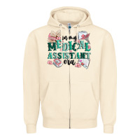 Sandshell in my medical assistant era Zipper Hoodie - MaliasSmallBusiness