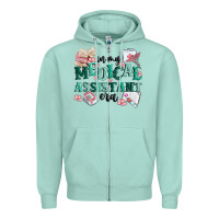 In My Medical Assistant Era Zipper Hoodie | Teevron