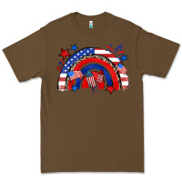 Cacao American rainbow Premium Tee - Zillion Design Studio