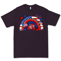 Plum American rainbow Premium Tee - Zillion Design Studio