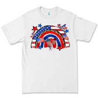 White American rainbow Premium Tee - Zillion Design Studio