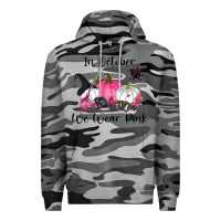 Slate Camo in october we wear pink Premium Hoodie - RanaPortraitStore