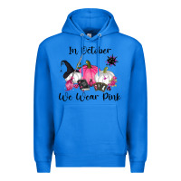 True Royal in october we wear pink Premium Hoodie - RanaPortraitStore