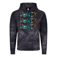Cloud Black howdy howdy howdy Vintage Hoodie - CowhideDigitalArt