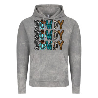 Cloud Rock howdy howdy howdy Vintage Hoodie - CowhideDigitalArt