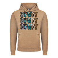Vintage Coffee howdy howdy howdy Vintage Hoodie - CowhideDigitalArt