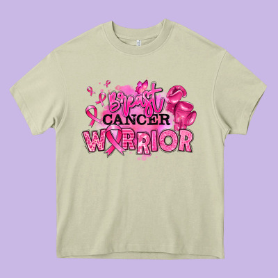 Heavy Core Tee breast cancer warrior