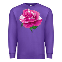 Purple Parade Day Rose Premium Sweatshirt - LillyAllenDesigns
