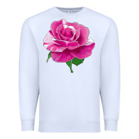 White Parade Day Rose Premium Sweatshirt - LillyAllenDesigns