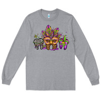 Heather Grey mardi gras teeth dental assistant Long Sleeve Tee - Jasminsmagicworld