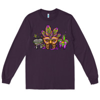 Plum mardi gras teeth dental assistant Long Sleeve Tee - Jasminsmagicworld
