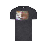 Vintage Black Cowhide Wood Glitter Pattern Vintage Tee - Bettercallsaul