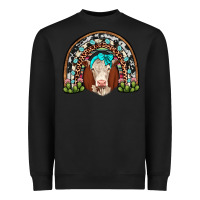 Black hereford rainbow Heavyweight Sweatshirt - JahusDesignShop