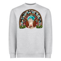 Heather Grey hereford rainbow Heavyweight Sweatshirt - JahusDesignShop