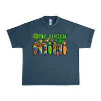 Midnight Navy st patricks one lucky mini Urban Heavy Tee - AdoDesignShop
