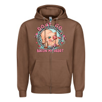 Chestnut dont go bacon my heart Zipper Hoodie - MaliasSmallBusiness