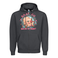Smoke dont go bacon my heart Zipper Hoodie - MaliasSmallBusiness