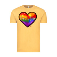 Vintage Mustard love is love heart Vintage Tee - JahusDesignShop