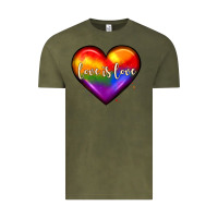 Vintage Olive love is love heart Vintage Tee - JahusDesignShop